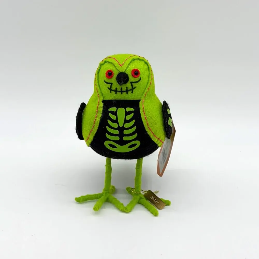 Target Featherly Friends Bird X-Ray Neon Green Skeleton Halloween 2024 NEW